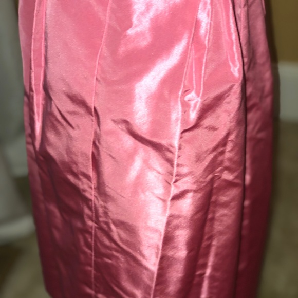J Crew Pink SILK TAFFETA HALTER SANGLÉ Size 6 - Picture 5 of 7